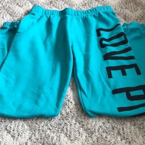 PINK Sweatpants - Turquiose